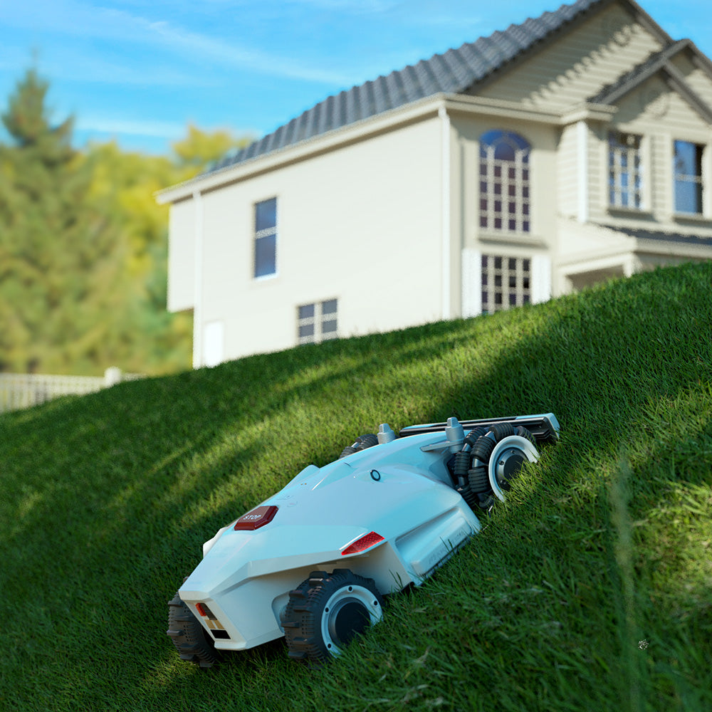 LUBA AWD 3000 : Perimeter Wire Free Robot Lawn Mower