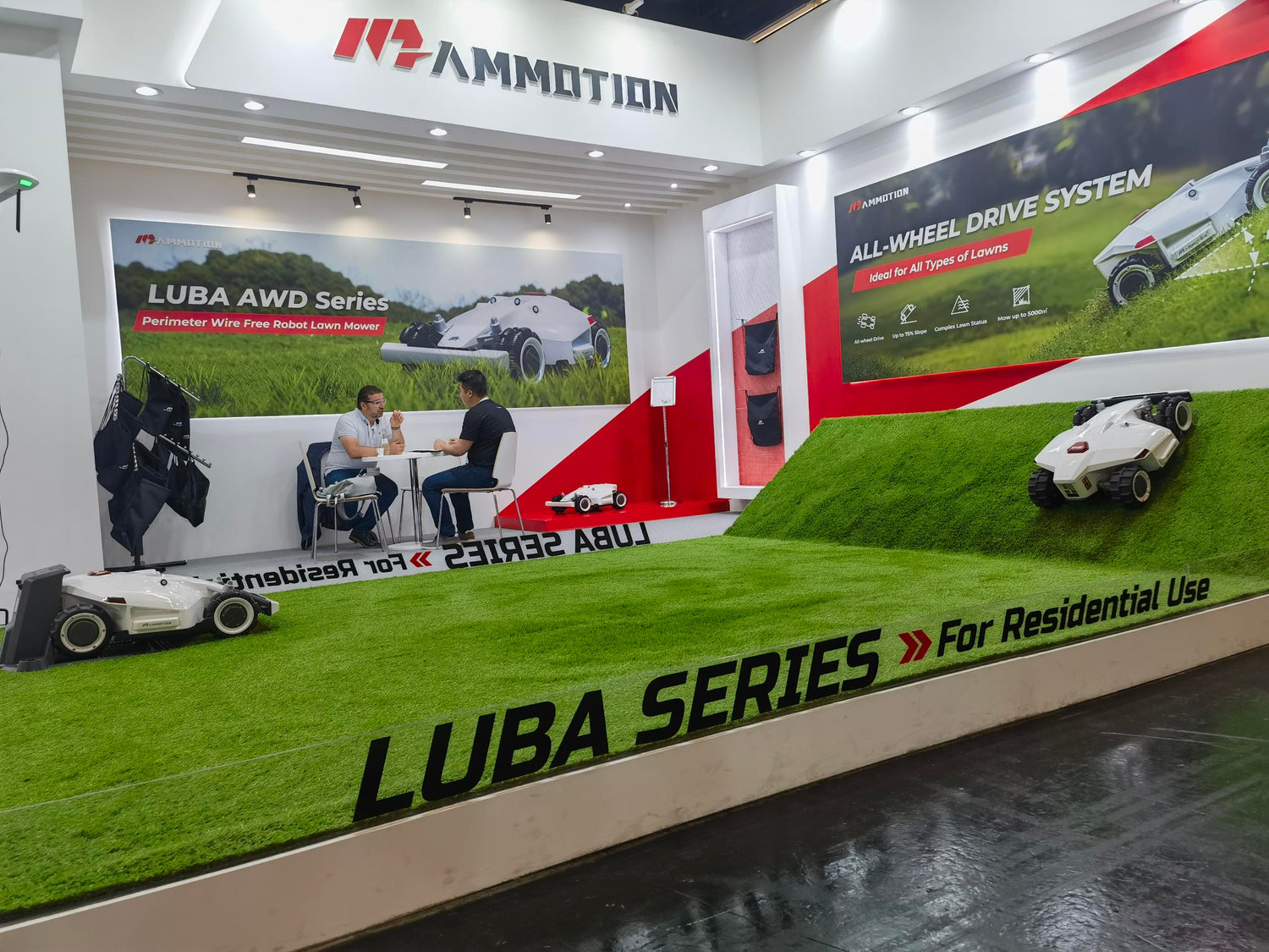 Mammotion Showcased Revolutionary LUBA AWD Series Robotic Lawnmowers at spoga+gafa2023