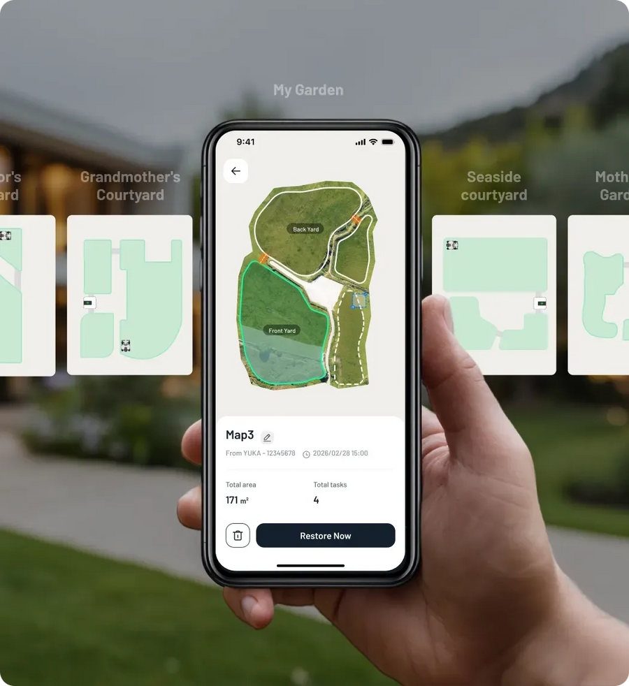 Cloud Backup for Up to 10 Lawn Maps