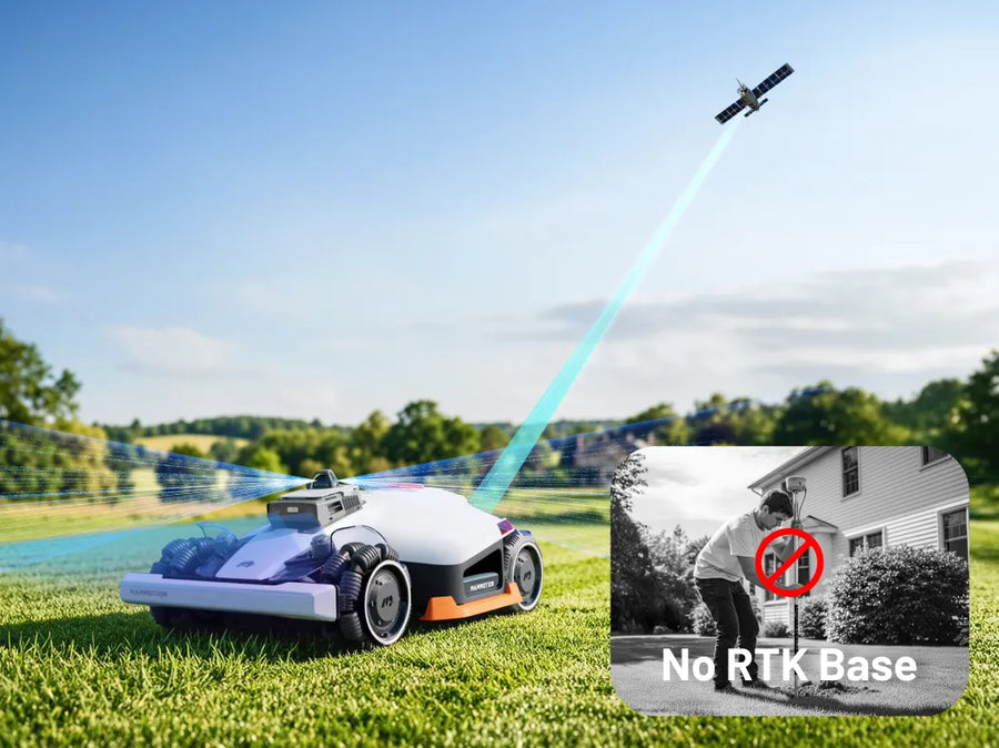 No RTK Base, Even Straighter Mowing