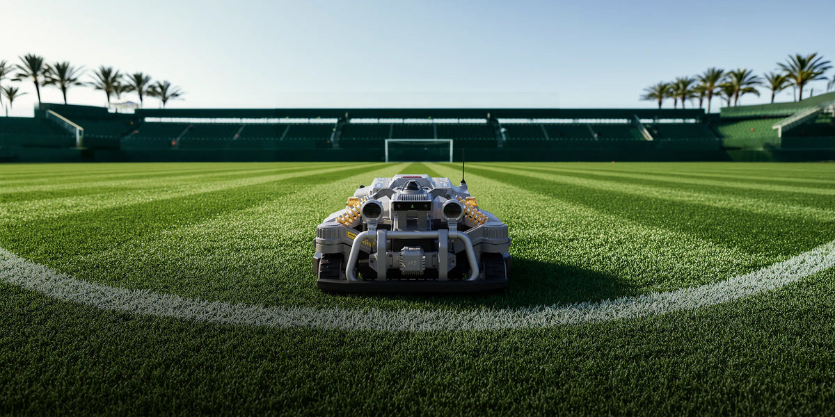 Maston on a stadium sports field