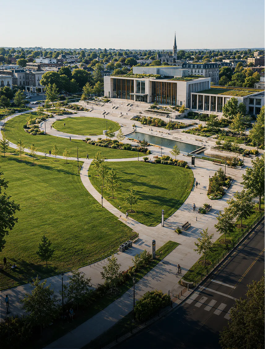 Municipal landscape