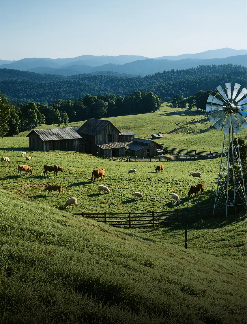 Ranch landscape