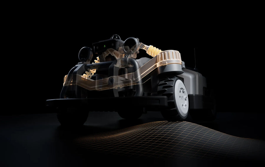 Maston independent suspension over uneven ground