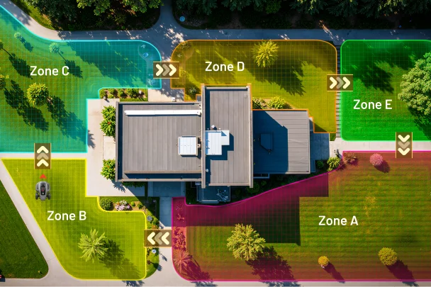 Manage Up to 5 Zones